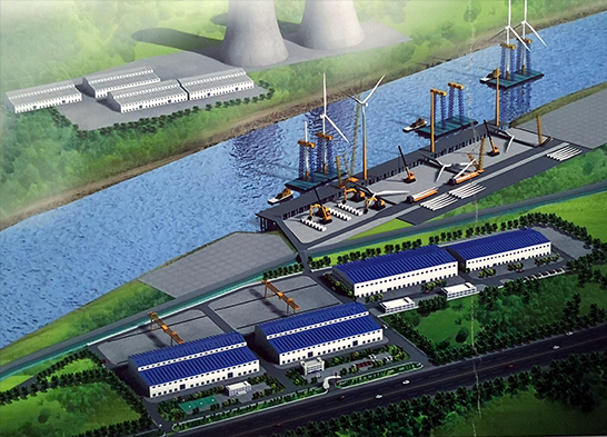 Jiangsu Sheyang Port Vicinity Base for Manufacturing and Shipping of Large Components